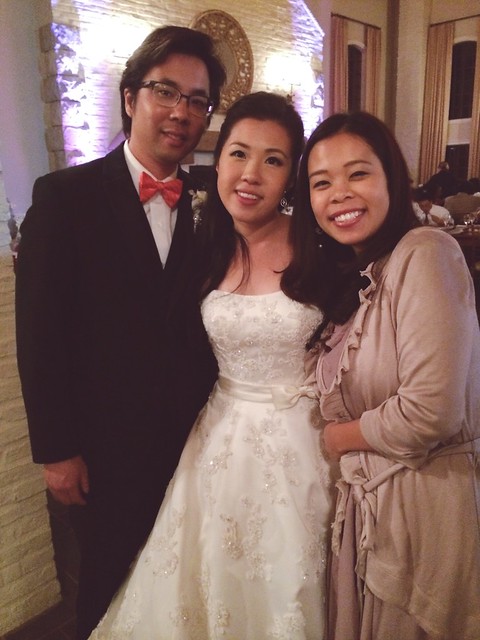 With the happy couple! 