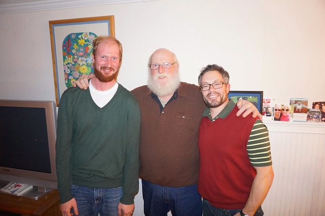 three bearded men