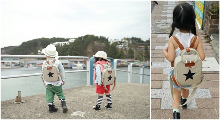 韓國最夯！超人爸爸三胞胎揹的JouJou Star 親子星星包