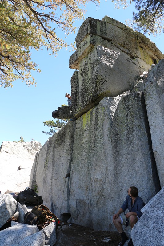 Climbing yet more granite on the Fuller Ridge Trail