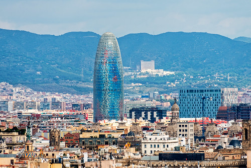 Agbar Tower, Barcelona, Spain