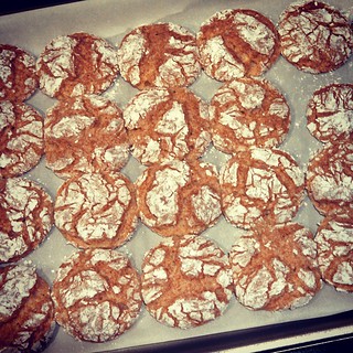 French Vanilla cookies just out of the oven! #cookies #yumo #baking #foodstagram