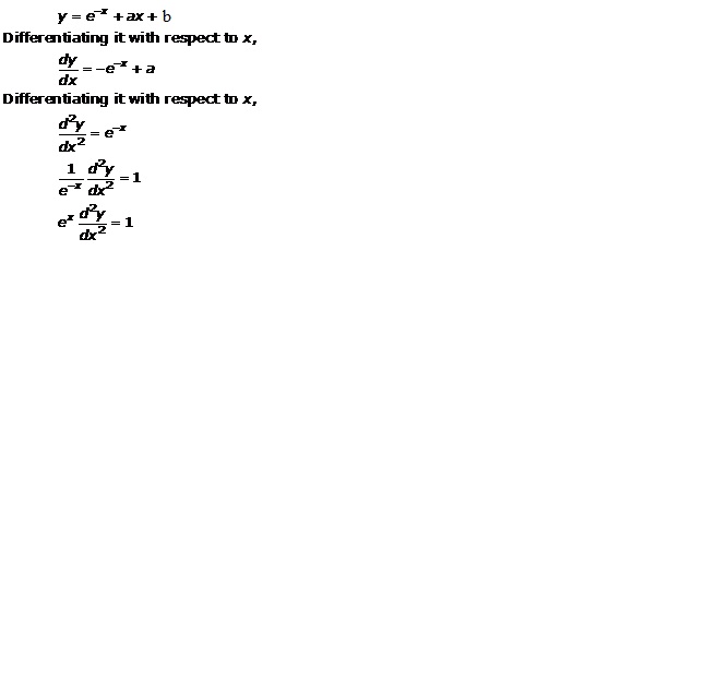 RD Sharma Class 12 Solutions Chapter 22 Differential Equations Ex 22.3 Q20