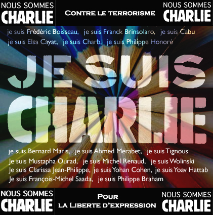 Je suis Charlie, Nous sommes tous Charlie - I am Charlie, We are all Charlie