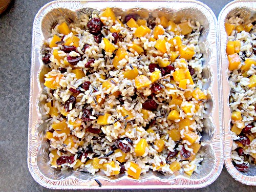 Butternut Squash and Cranberry Pilaf