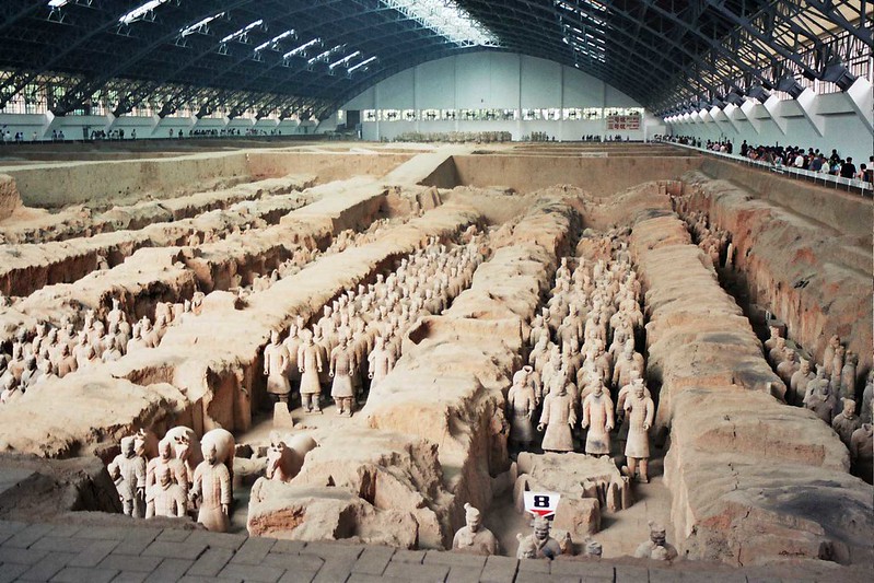 View of the Terracotta Army