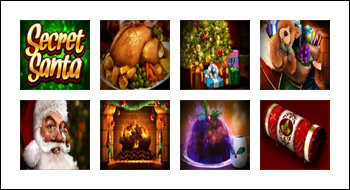 free Secret Santa slot game symbols