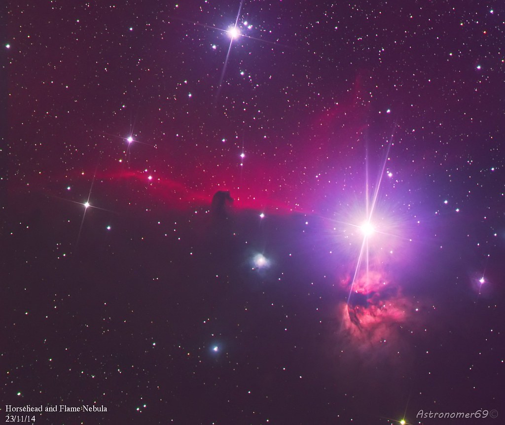 Horsehead and Flame Nebula HaRGB 23.11.14