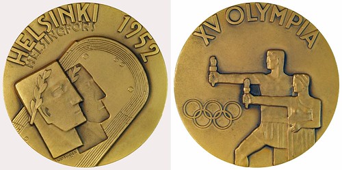 1952 Olympics Particpant Medal by Rasanen