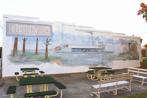 mural tn tennessee riverboat townsquare tennesseeriver decaturcounty decaturville bmok tn100 bmok2 hughpugh