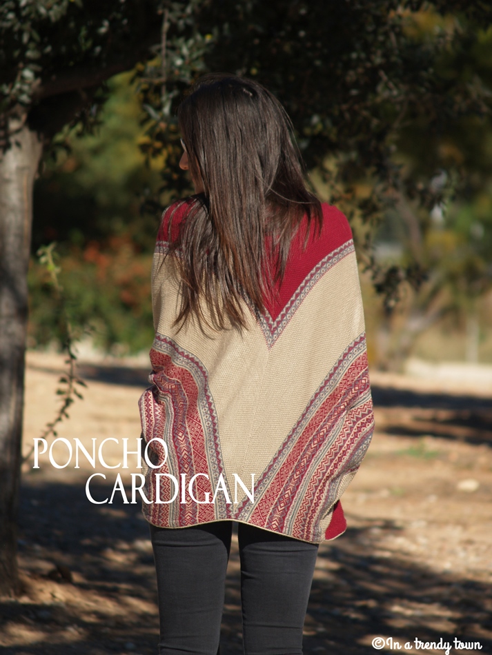 OUTFIT PONCHO CARDIGAN
