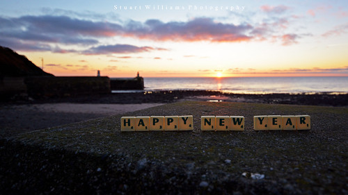 new beach sunrise happy coast nikon year isleofman laxey d5200