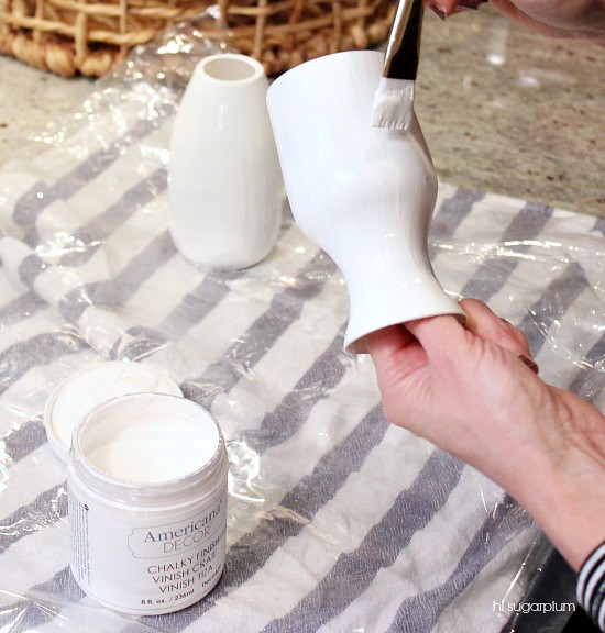 Hi Sugarplum | DIY Squiggle Art Vase