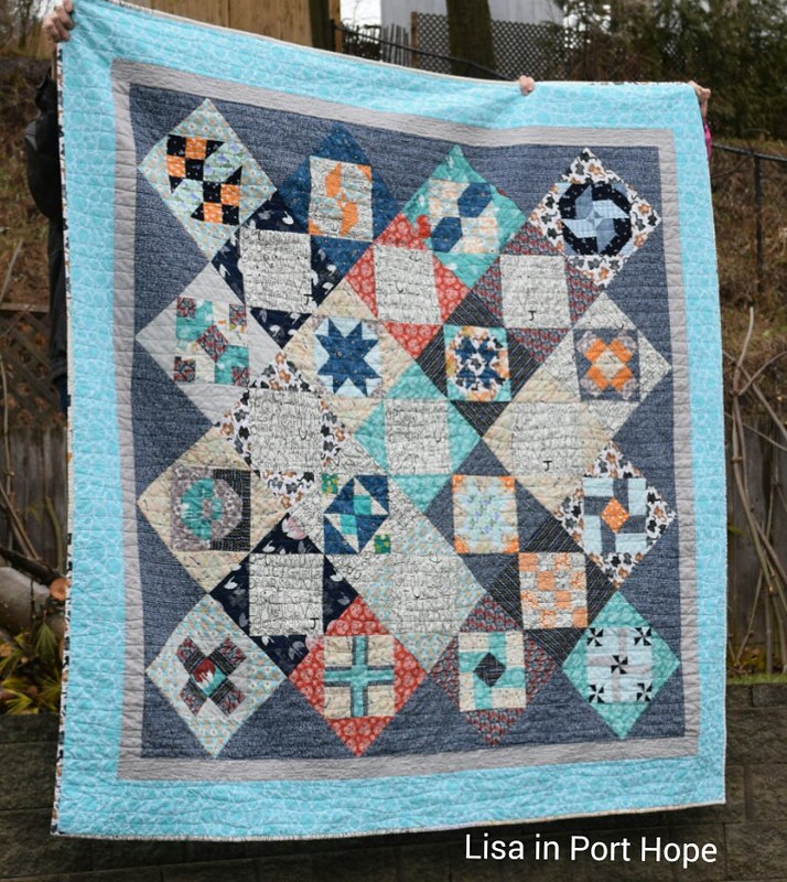 Blocks from Virtual Quilting Bee with Amy at Diary of a Quilter