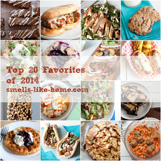 Top 20 Favorite Recipes of 2014 - smells-like-home.com