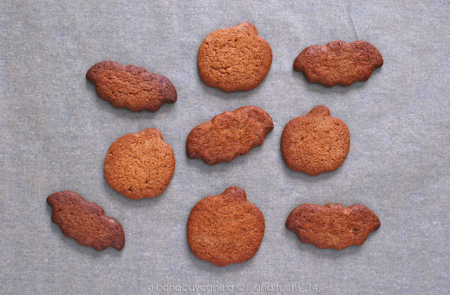 Fall gingerbread cookies