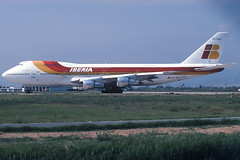 Iberia B747-256B EC-DLD BCN 12/09/1997