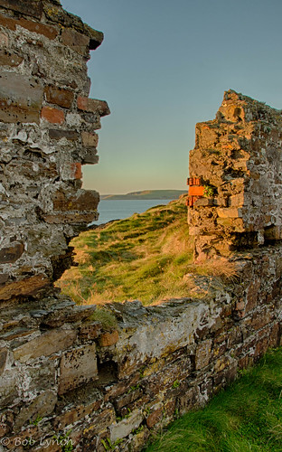 ireland sea window stone dawn cork hdr aftersunrise howesstrand