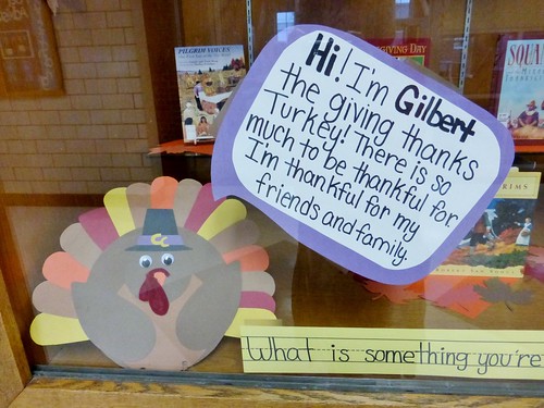 Gilbert the giving-thanks turkey