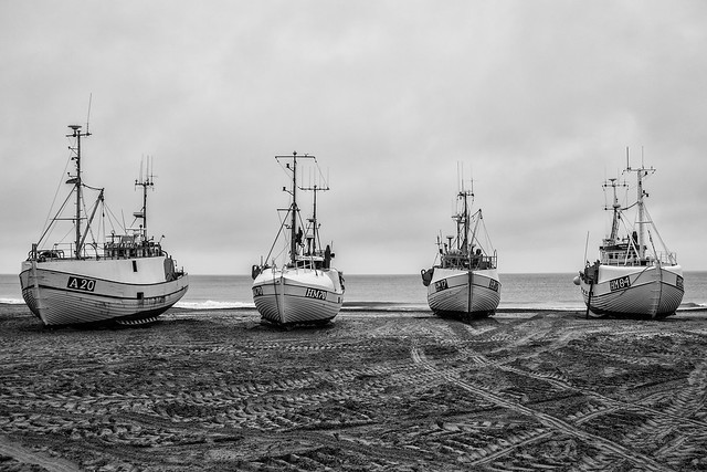 Boats on Thorupstrand