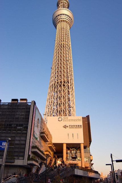 Tokyo Skytree in the evening (東京スカイツリー)