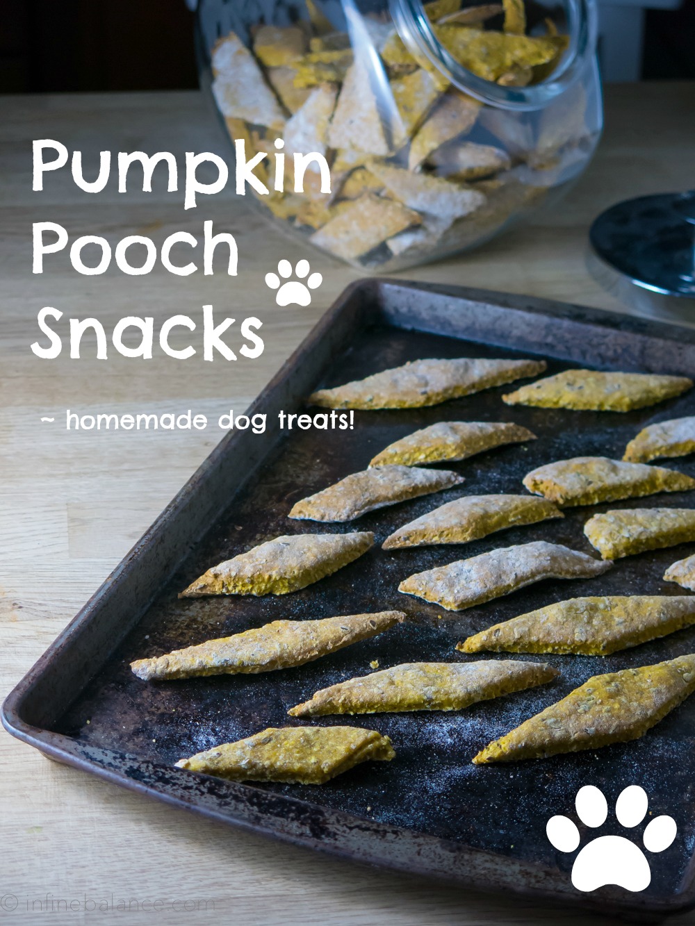 Pumpkin Pooch Snacks | infinebalance #recipe