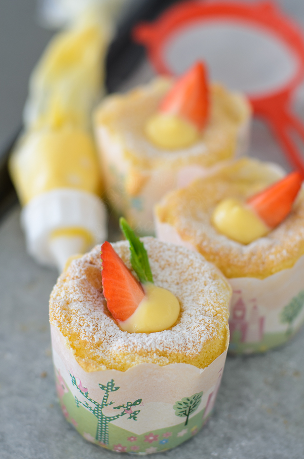 Hokkaido Chiffon cupcakes