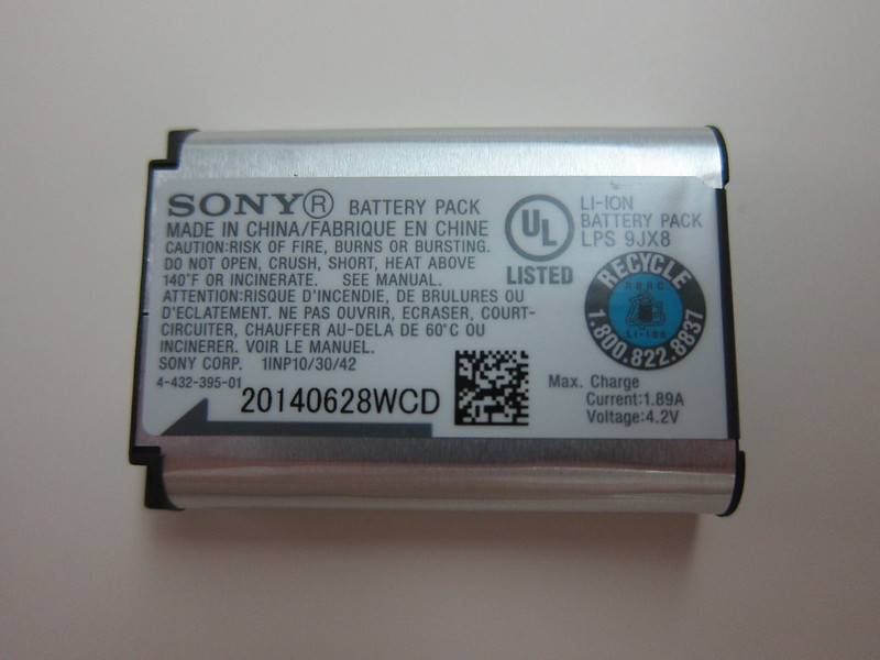 Sony HDRAS20/B Action Video Camera - NP-BX1 Battery Back