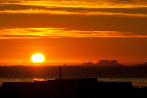 sunset solnedgang litløy gaukværøy