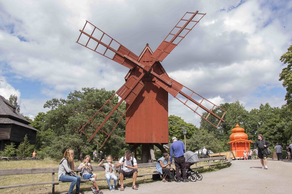 Stockholm Skansen Museum windmill