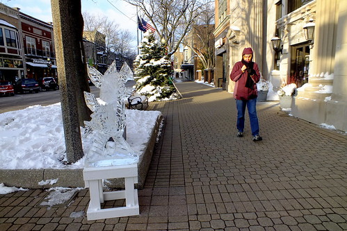 ice sculptures downtown Holland MI