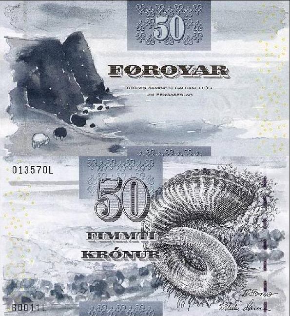 50 Kronur Faerské Ostrovy 2001, Pick 24