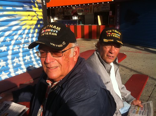 Coney Island Veteran's Day photo by Charles Denson