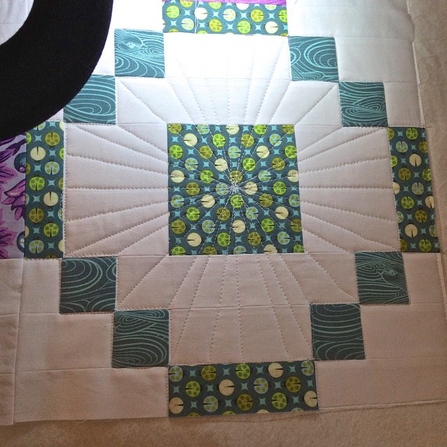 Quilting with a ruler