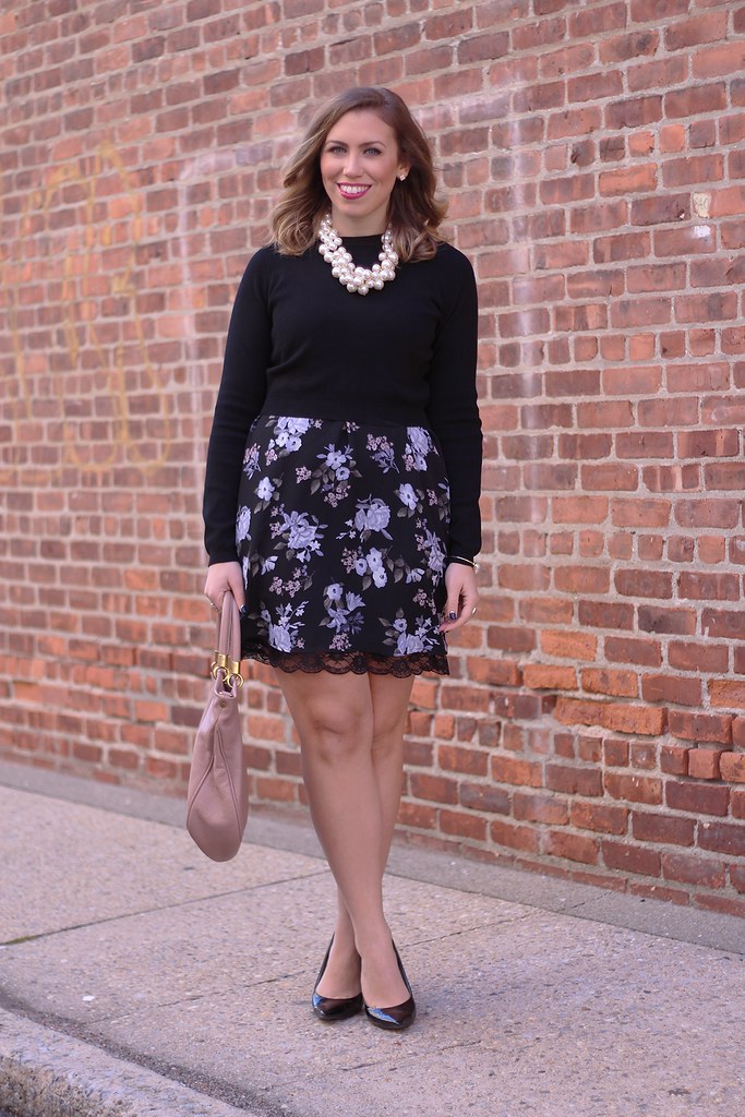 Winter Florals | Holiday Outfit | #LivingAfterMidnite