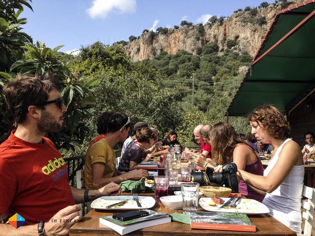 Lunch at Climber's Garden, Geyikbayiri