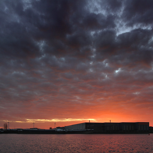 sky urban haarlem water netherlands windmill spaarne silhouette sunrise transportation efs1785mm eos600d