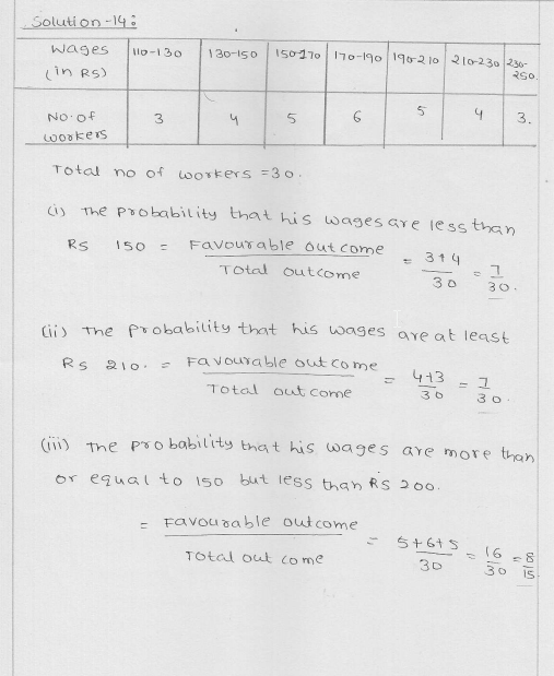 RD Sharma Class 9 Solutions Chapter 25 Probability 11