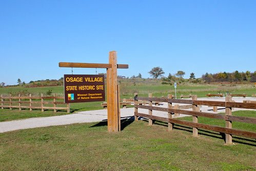 sign site village state historic missouri osage