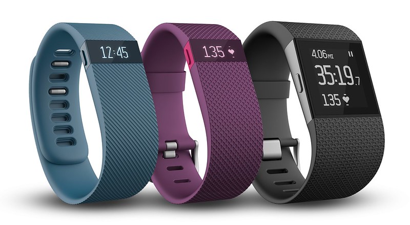 Fitbit Charge, Fitbit Charge HR and Fitbit Surge