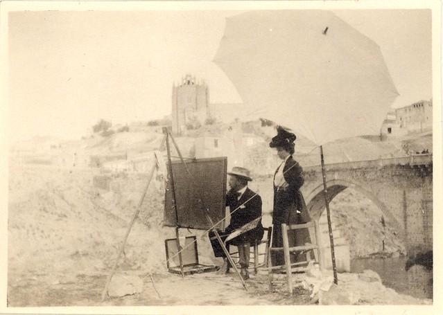 Joaquín Sorolla en Toledo en el otoño de 1906. Álbum familiar © Museo Sorolla, MECD
