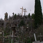 Kein Friedhof, sondern der Berg der Kreuze nahe Siauliai.