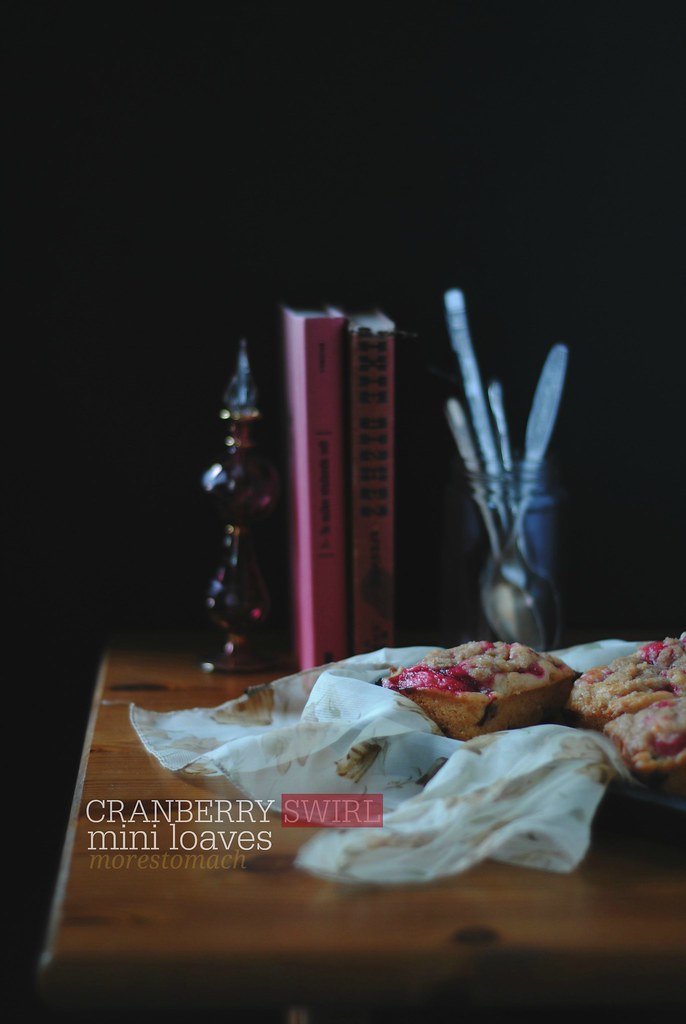 Cranberry Swirl Mini Loaves