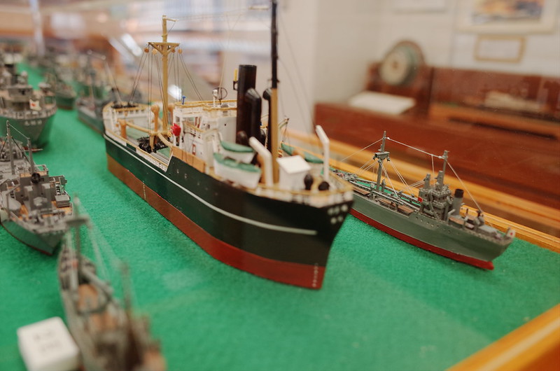 神戸戦没した船と海員の資料館展示模型