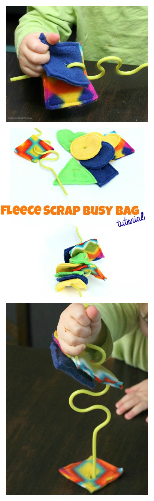 Fleece Scrap Busy Bag DIY