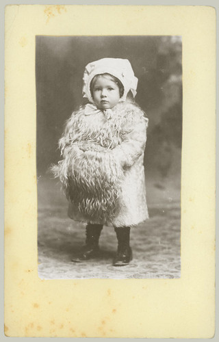 Small Child, dressed in fur