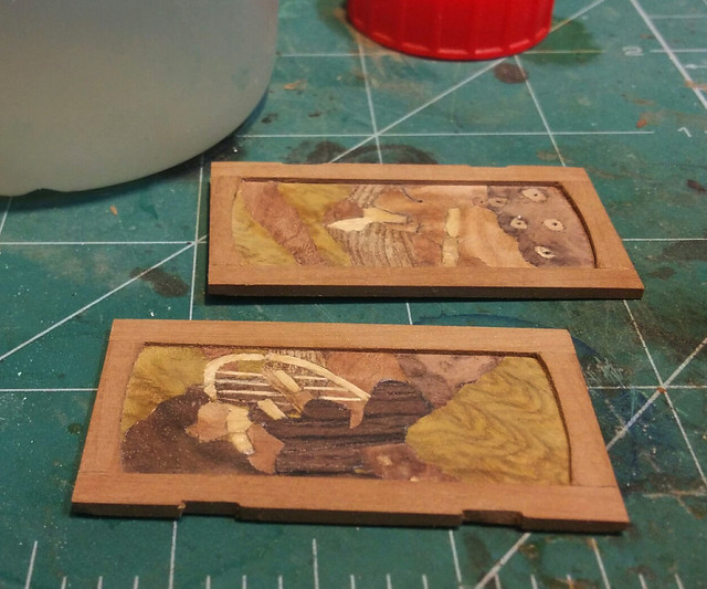 Marquetry panels - WIP