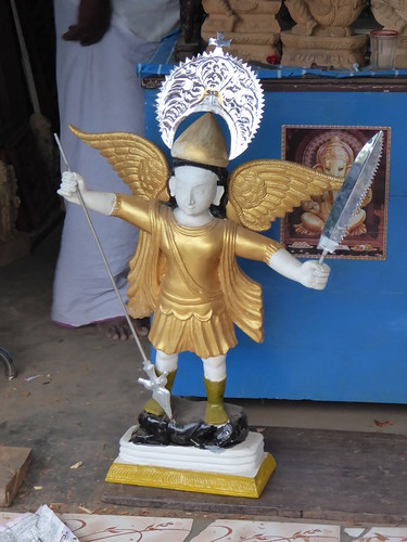 sculpture india angel woodwork tamilnadu woodcarving karaikudi