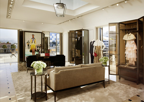 Burberry Beverly Hills Flagship - Interior Rooftop Private Suite