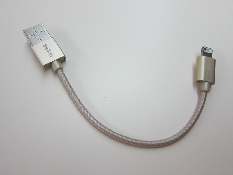 Belkin MIXIT Metallic Lightning to USB ChargeSync Cable (6 Inch) - Gold
